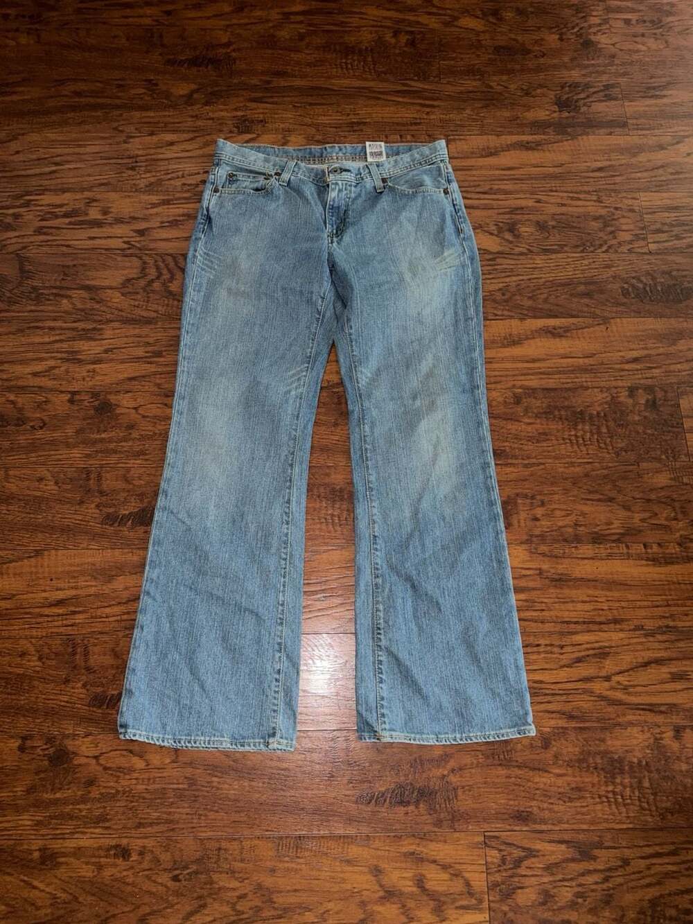 Polo Jeans Company RL Vintage Mid Rise Light Wash Flare Denim Jeans